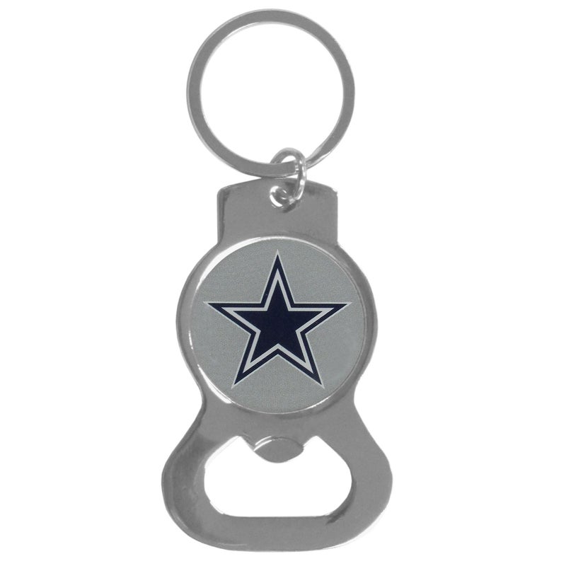 Siskiyou NFL Siskiyou Sports Fan Shop Dallas Cowboys Bottle Opener Key Chain One Size Team Color , Black - Image 1